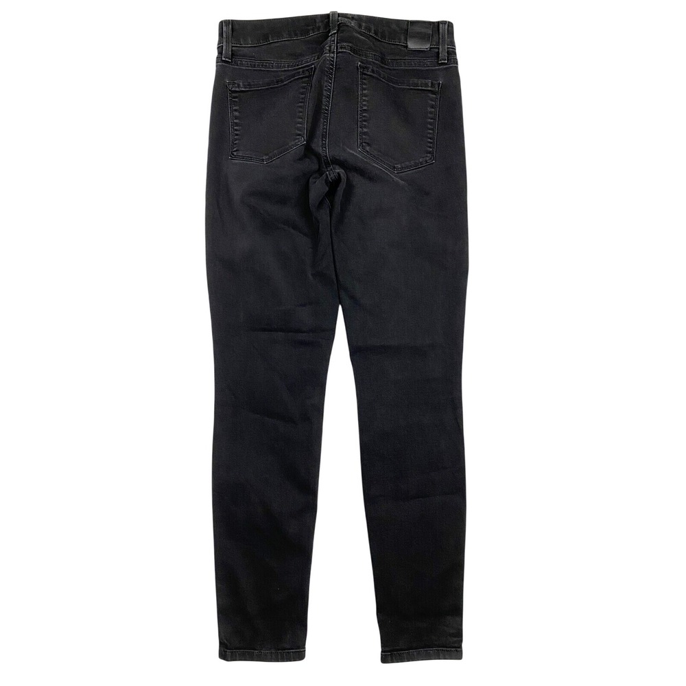Level 99 Mid Rise Stretch Skinny Jegging Jeans Womens 27 Black - Picture 2 of 6